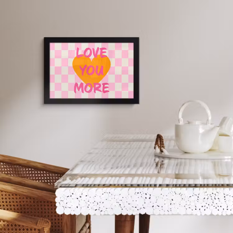 KitchenYeah - Cucina - Cornice per foto - San Valentino - Amore - Rosa - Arancione — 4