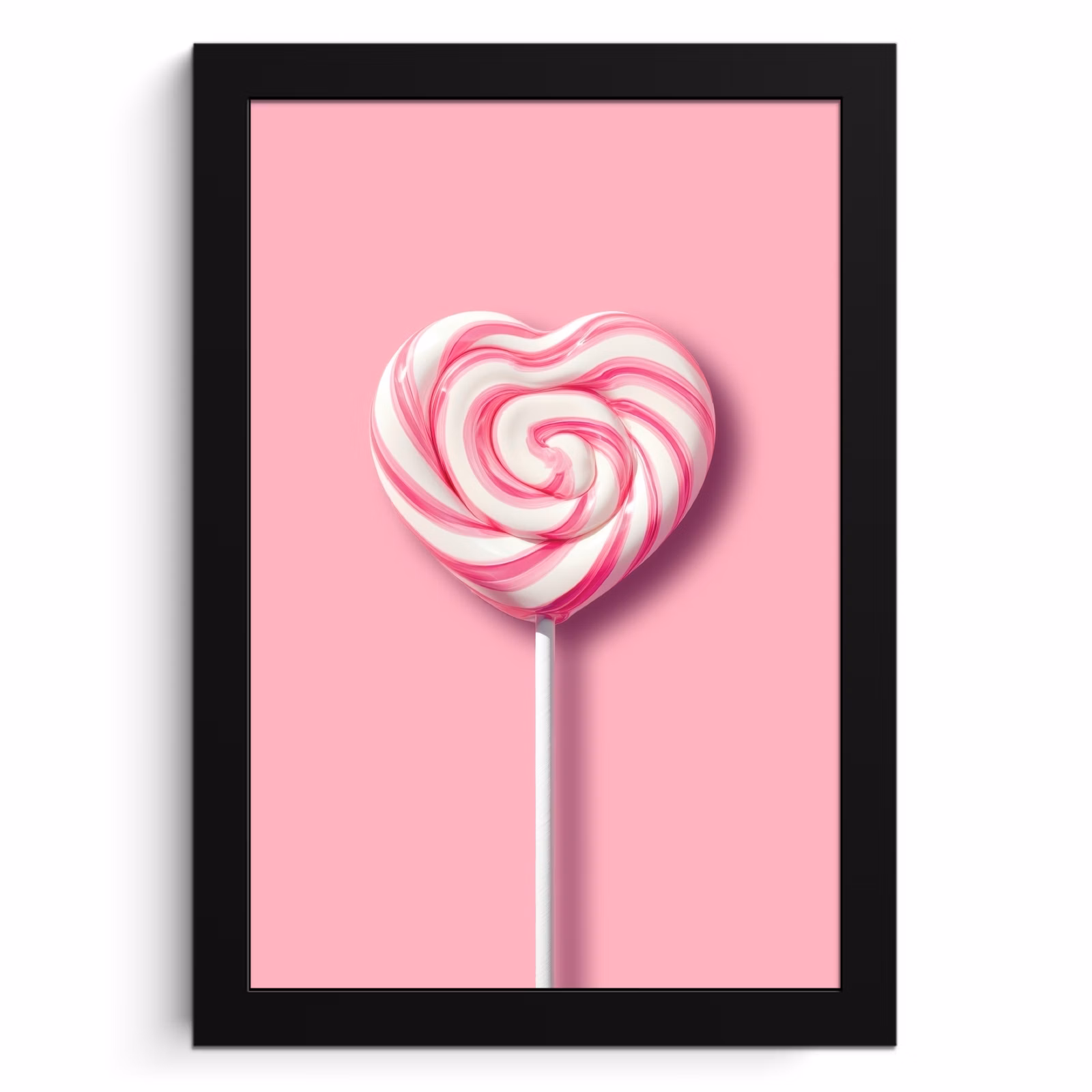 KitchenYeah - Cucina - Cornice per foto - Caramella - Lecca-lecca - Cuore - Rosa — 1