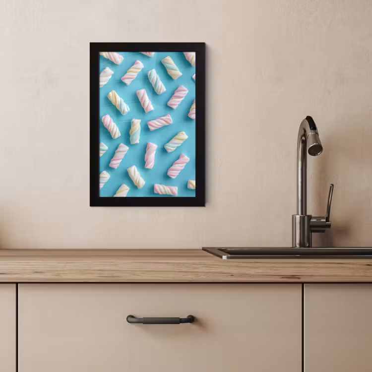 KitchenYeah - Cucina - Cornice per foto - Bacon - Pastello - Caramelle - Blu — 4