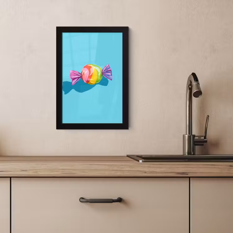 KitchenYeah - Cucina - Cornice per foto - Blu - Caramelle - Arcobaleno — 2