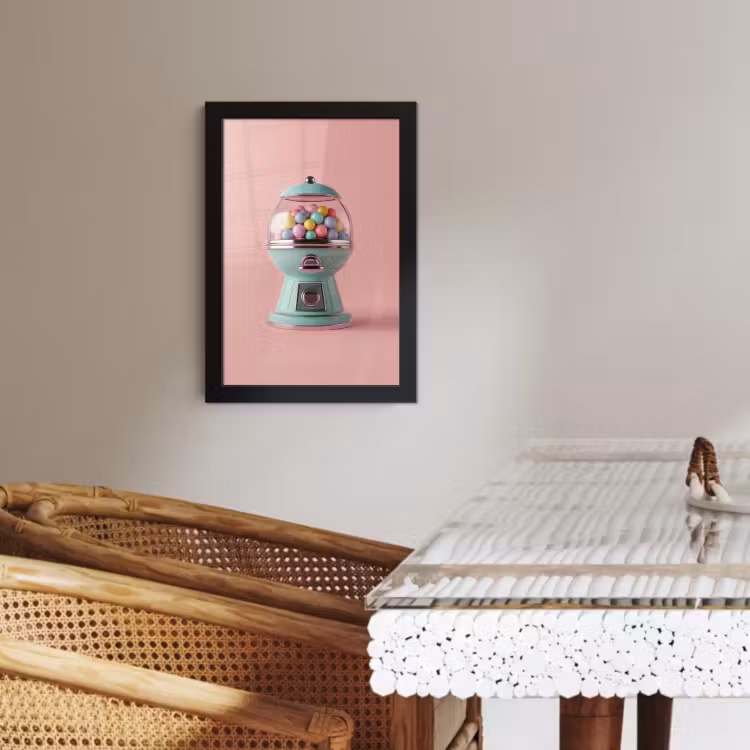 KitchenYeah - Cucina - Cornice per foto - Gomma da masticare - Retrò - Caramella - Rosa — 2
