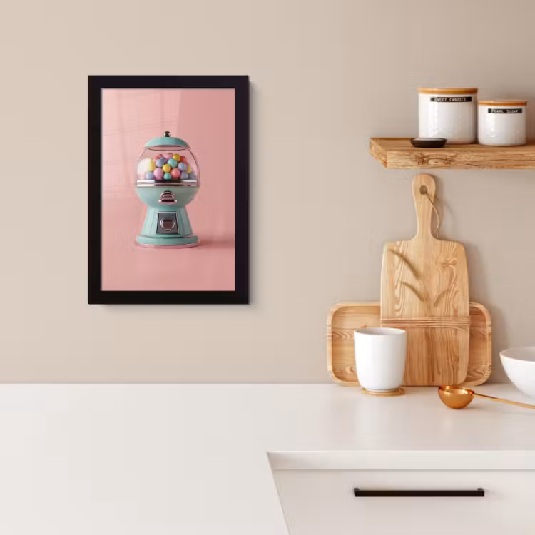KitchenYeah - Cucina - Cornice per foto - Gomma da masticare - Retrò - Caramella - Rosa — 3