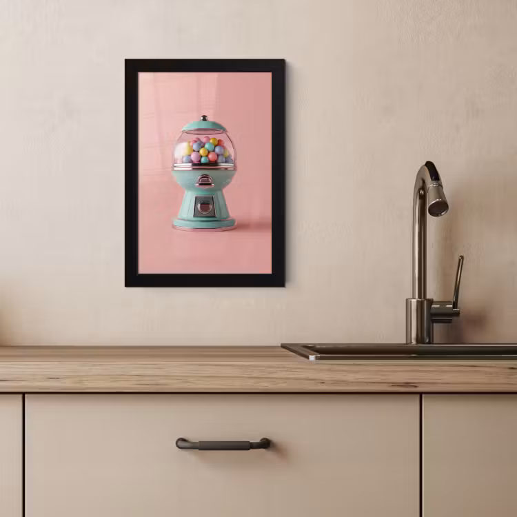 KitchenYeah - Cucina - Cornice per foto - Gomma da masticare - Retrò - Caramella - Rosa — 4