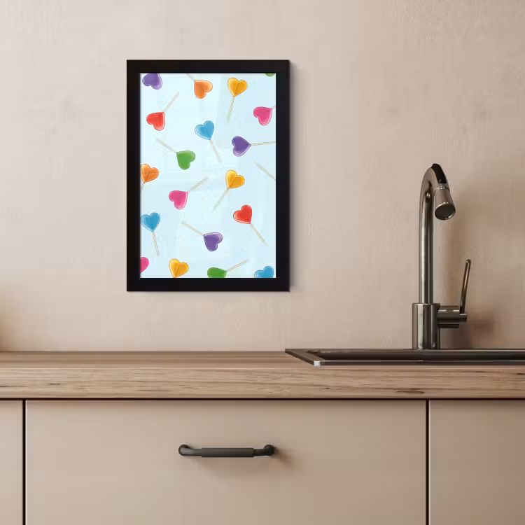 KitchenYeah - Cucina - Cornice per foto - Lecca-lecca - Arcobaleno - Caramella — 3