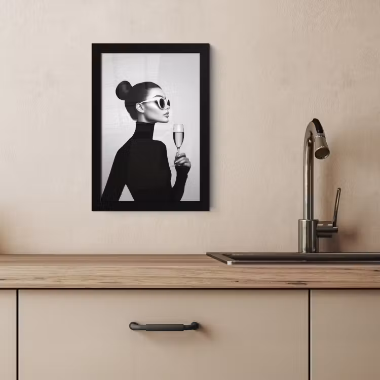 KitchenYeah - Cucina - Cornice per foto - Donna - Champagne - Moderno — 4