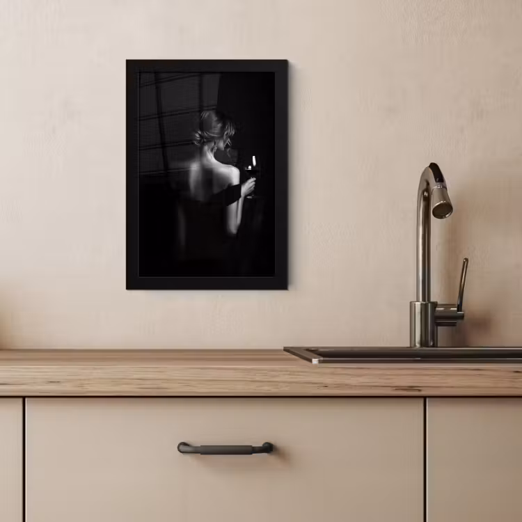 KitchenYeah - Cucina - Cornice per foto - Donna - Vino - Abito — 3
