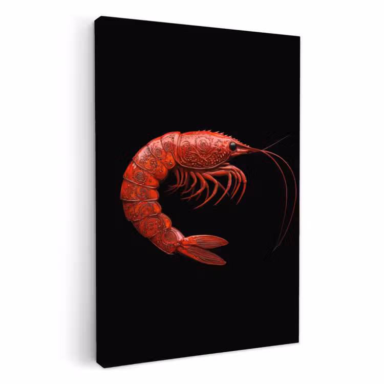 KitchenYeah - Cucina - Tela - Gambero - Rosso - Animali — 2