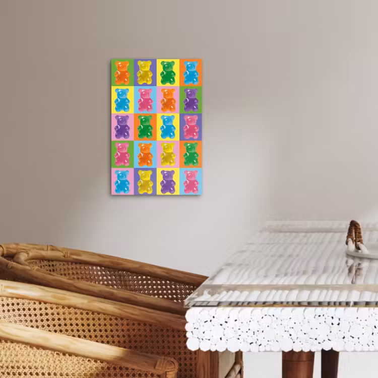 KitchenYeah - Cucina - Tela - Arte - Caramelle - Colori — 4