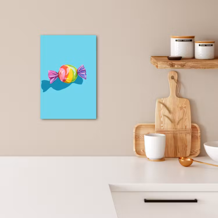 KitchenYeah - Cucina - Tela - Blu - Caramelle - Arcobaleno — 3