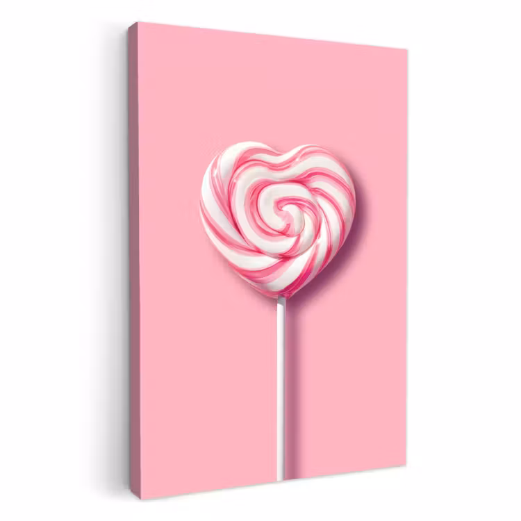 KitchenYeah - Cucina - Tela - Caramella - Lecca-lecca - Cuore - Rosa — 1