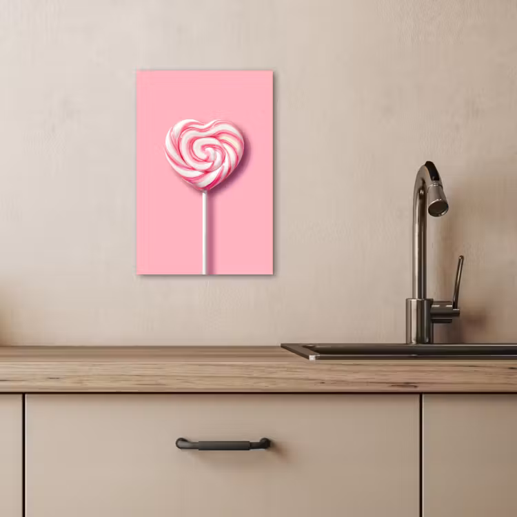 KitchenYeah - Cucina - Tela - Caramella - Lecca-lecca - Cuore - Rosa — 4