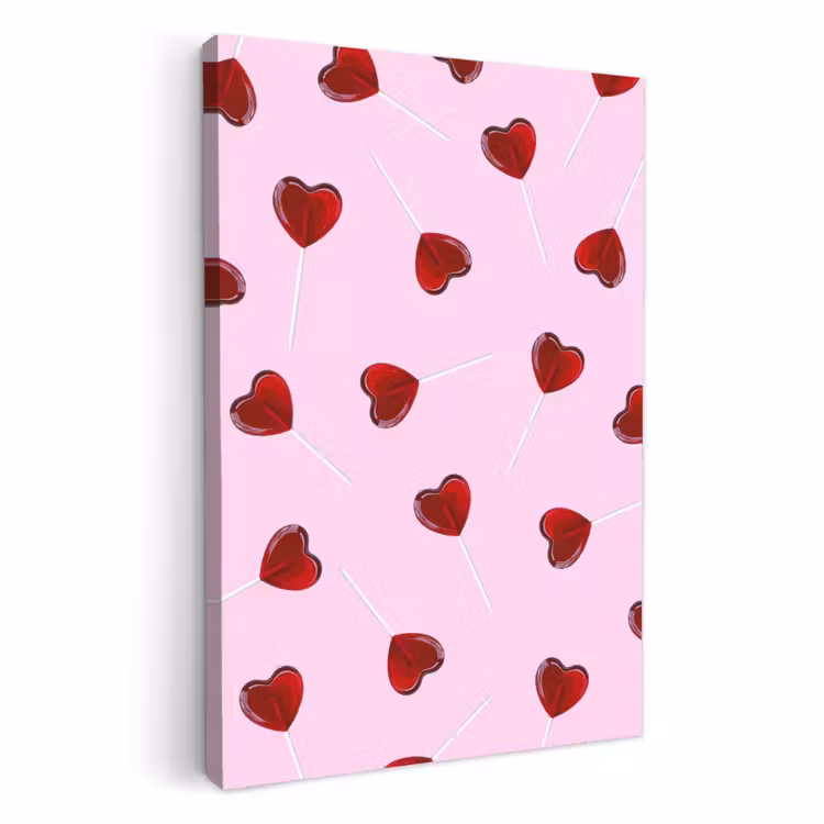 KitchenYeah - Cucina - Tela - Rosa - Cuore - Lecca-lecca - Caramella — 1