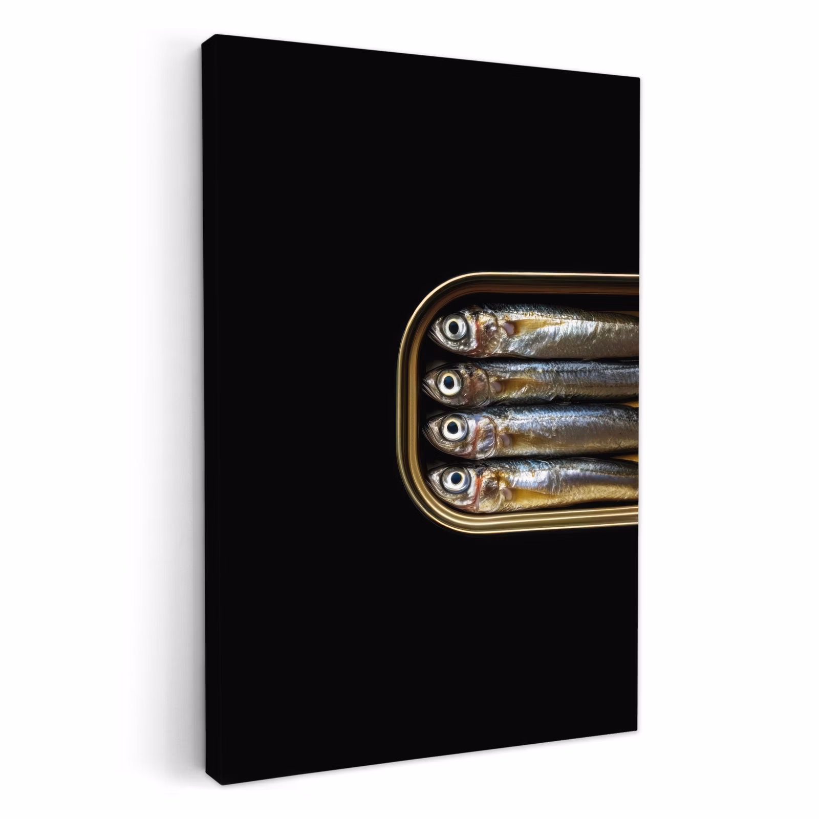 KitchenYeah - Cucina - Tela - Sardine - Lattina - Nero - Pesce — 1