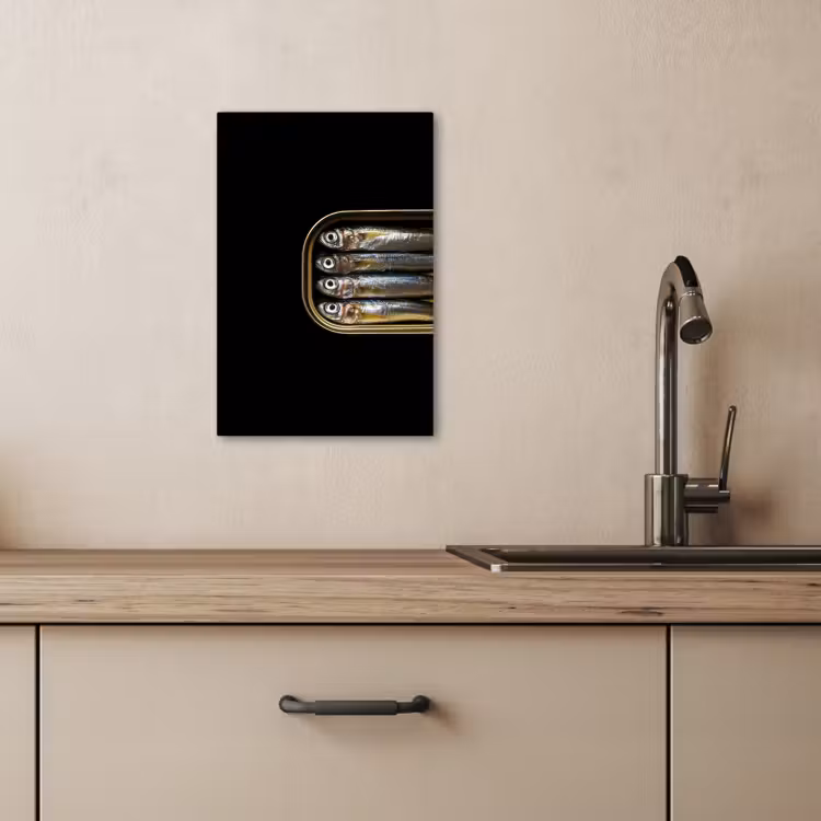 KitchenYeah - Cucina - Tela - Sardine - Lattina - Nero - Pesce — 3