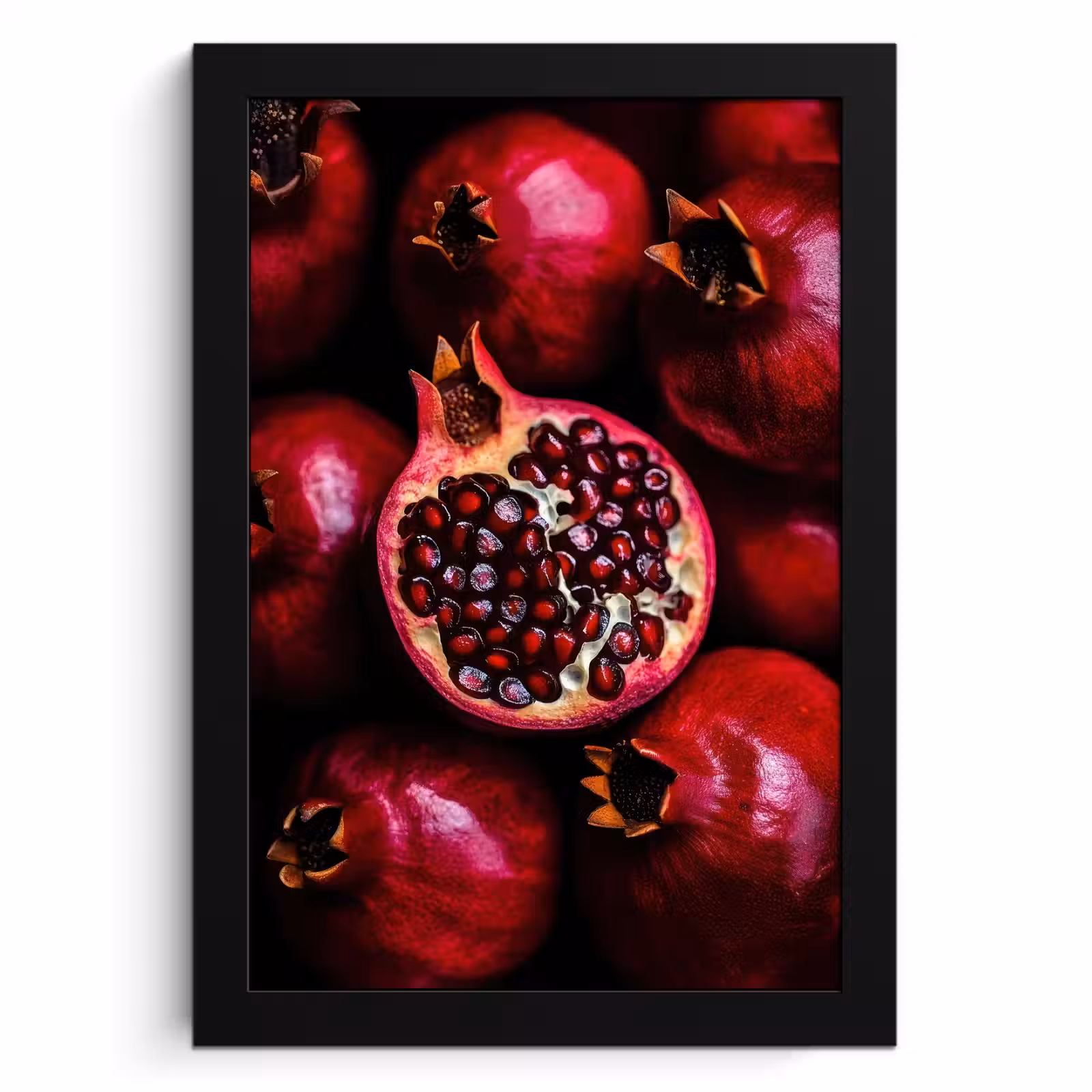 KitchenYeah - Cucina - Cornice per foto - Melograno - Rosso - Frutta — 1