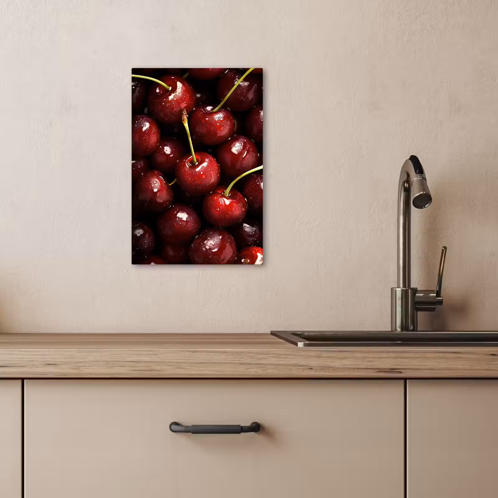 KitchenYeah - Cucina - Tela - Rosso - Frutta - Ciliegia — 1