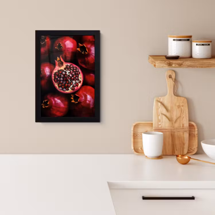 KitchenYeah - Cucina - Cornice per foto - Melograno - Rosso - Frutta — 2