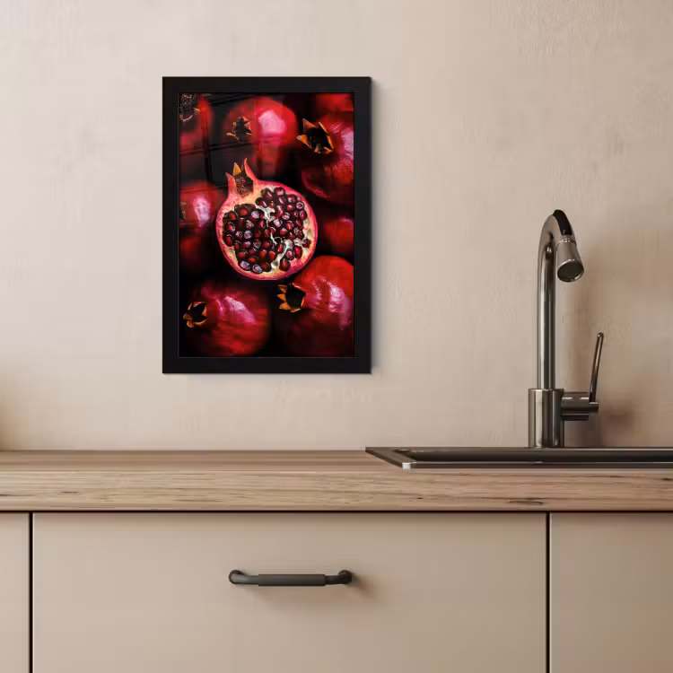 KitchenYeah - Cucina - Cornice per foto - Melograno - Rosso - Frutta — 3