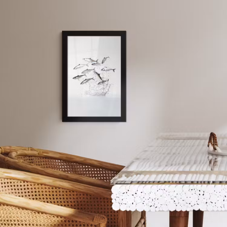KitchenYeah - Cucina - Cornice per foto - Pesce - Acqua - Bianco — 4