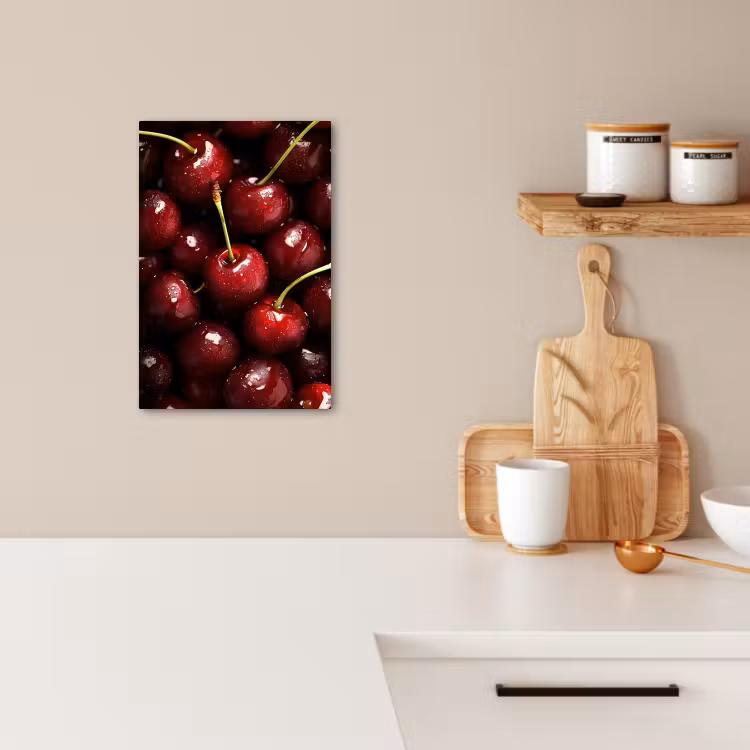 KitchenYeah - Cucina - Tela - Rosso - Frutta - Ciliegia — 3