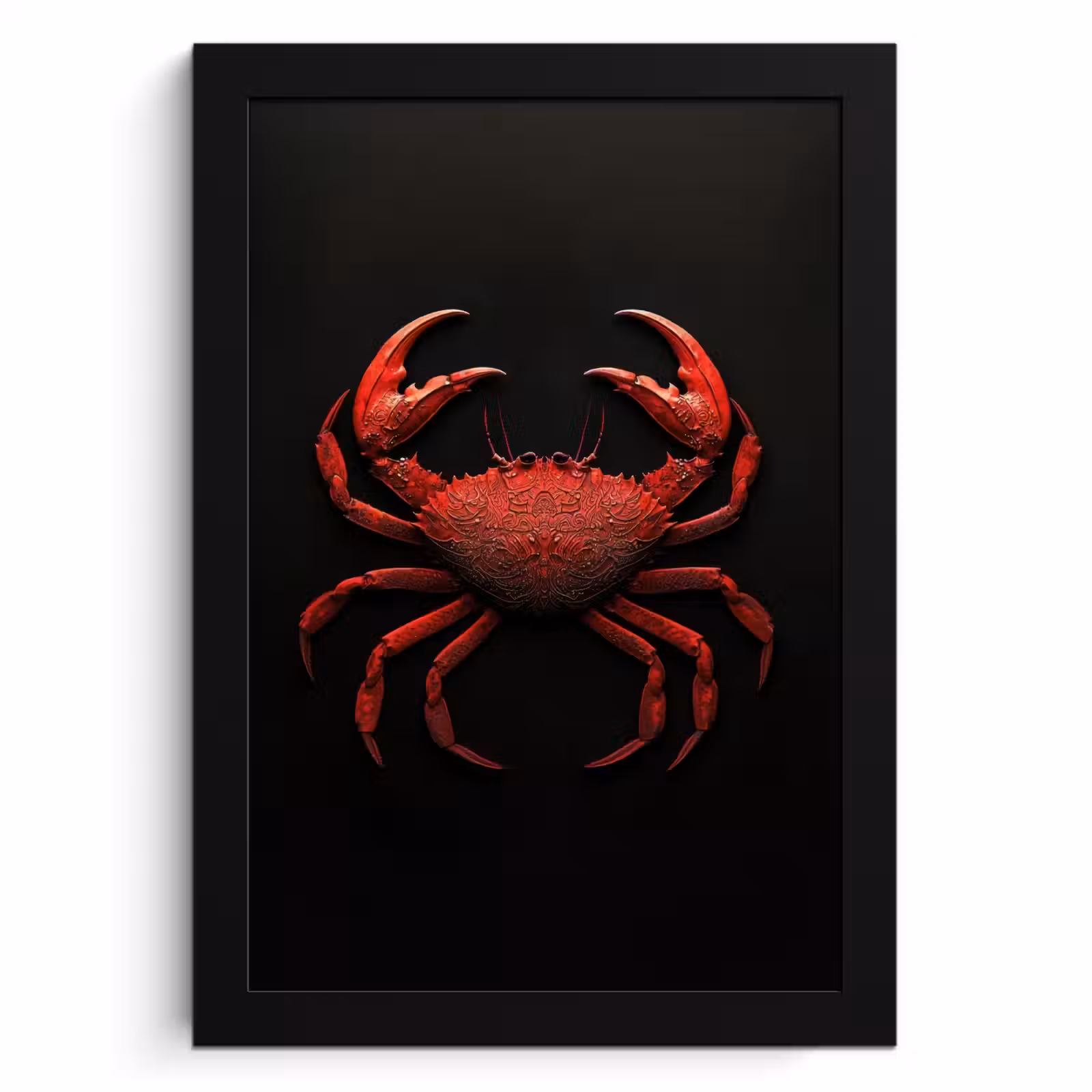 KitchenYeah - Cucina - Cornice per foto - Granchio - Rosso - Pesce - Crostacei — 1