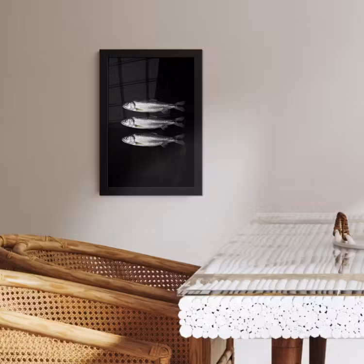 KitchenYeah - Cucina - Cornice per foto - Aringa - Pesce - Nero — 4