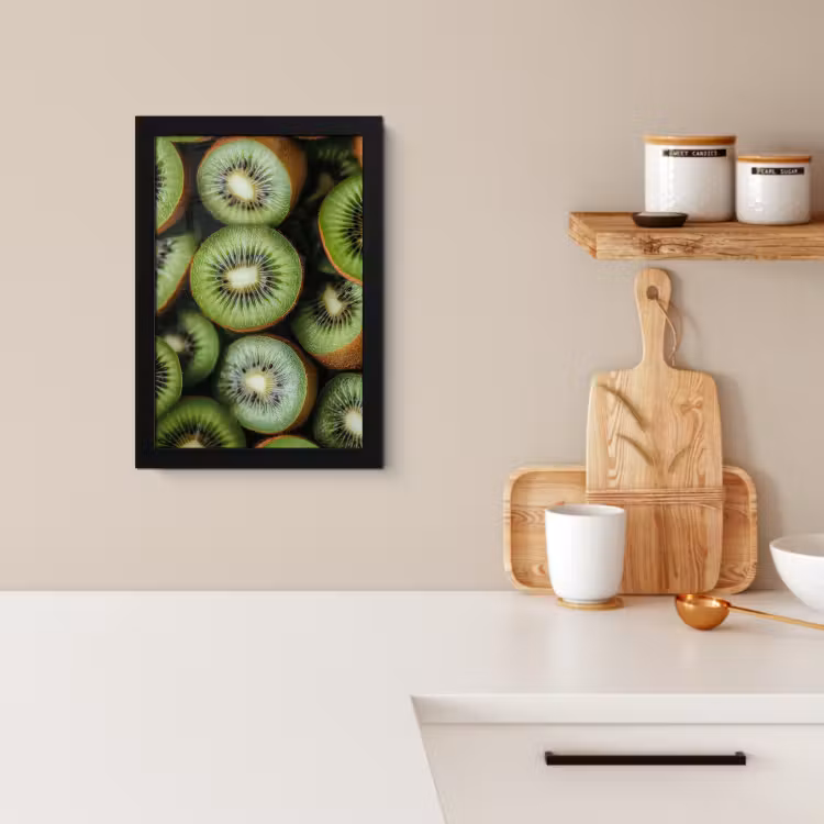 KitchenYeah - Cucina - Cornice per foto - Kiwi - Frutta - Verde — 2