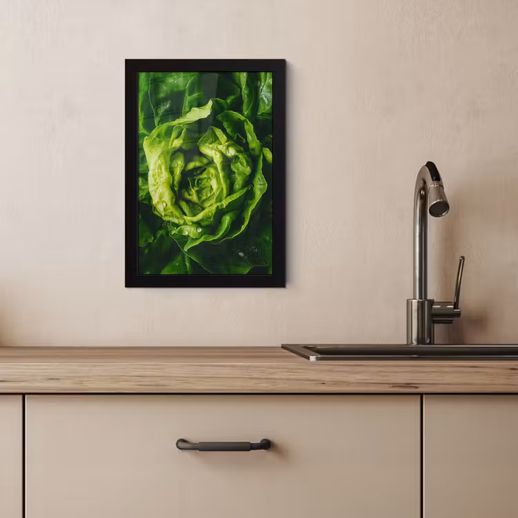 KitchenYeah - Cucina - Cornice per foto - Verdure - Lattuga - Verde — 3