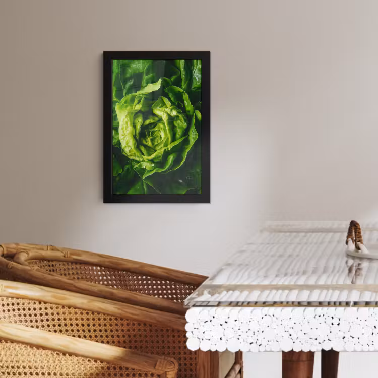 KitchenYeah - Cucina - Cornice per foto - Verdure - Lattuga - Verde — 4