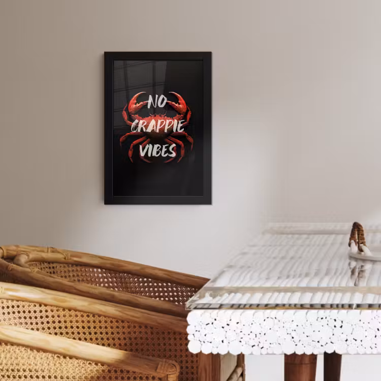 KitchenYeah - Cucina - Cornice per foto - Granchio - Rosso - Testo - Nero — 3
