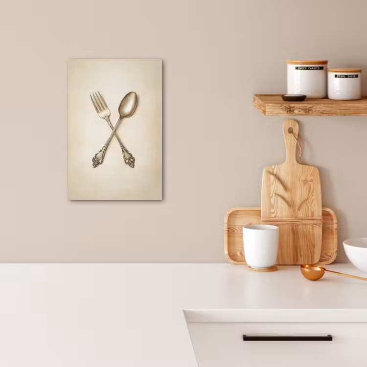 KitchenYeah - Cucina - Tela - Beige - Vintage - Posate — 4