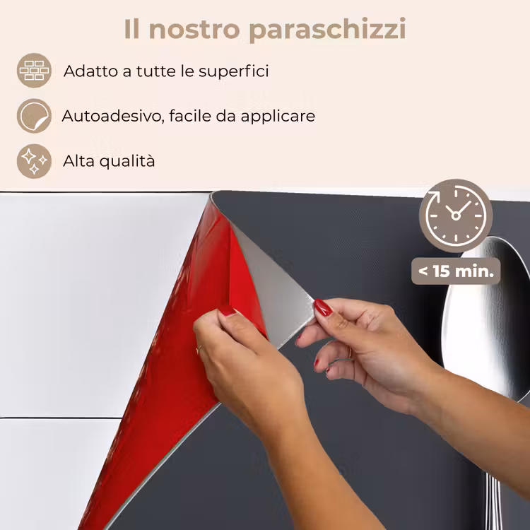 Paraschizzi cucina - Argento - Metallo - Cucchiaio — 4
