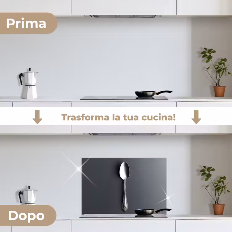 Paraschizzi cucina - Argento - Metallo - Cucchiaio — 7
