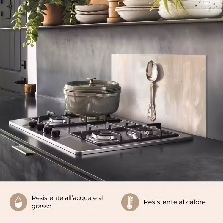 Paraschizzi cucina - Cucchiaio - Vernice - Argento — 2