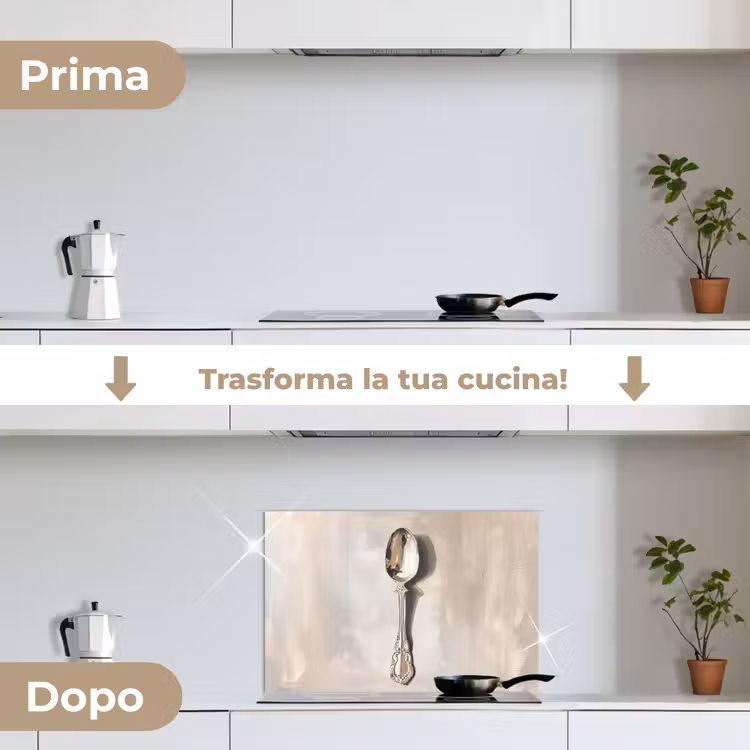 Paraschizzi cucina - Cucchiaio - Vernice - Argento — 7