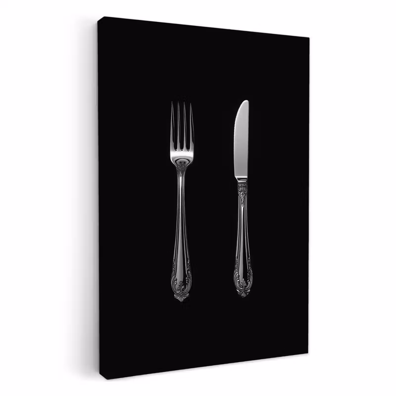 KitchenYeah - Cucina - Tela - Forchetta - Coltello - Argento — 1