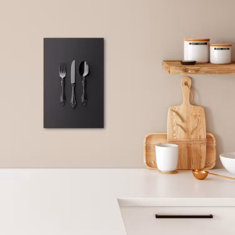 KitchenYeah - Cucina - Tela - Posate - Nero — 1