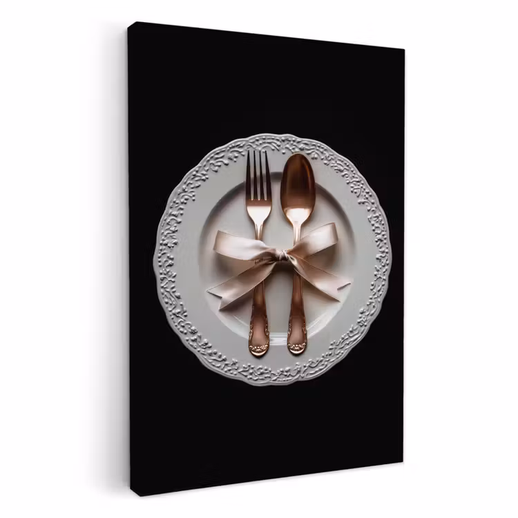 KitchenYeah - Cucina - Tela - Rosa - Fiocco - Posate — 1