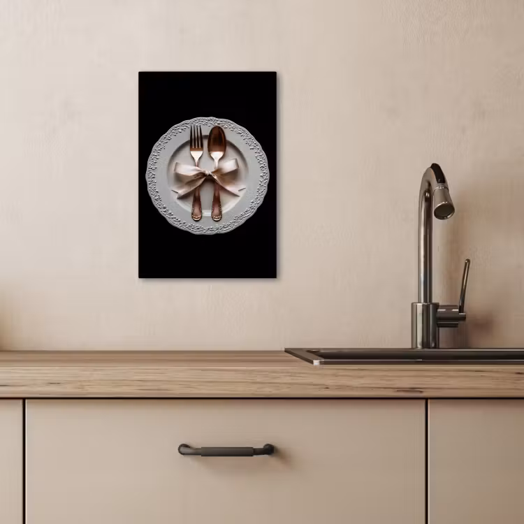 KitchenYeah - Cucina - Tela - Rosa - Fiocco - Posate — 2