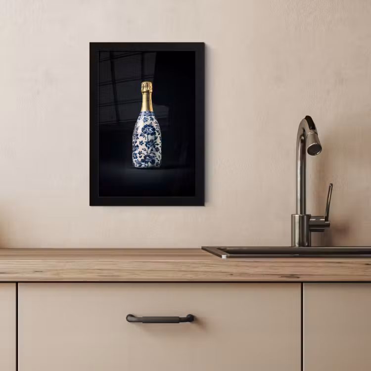 KitchenYeah - Cucina - Cornice per foto - Champagne - Fiori - Oro - Chic — 4