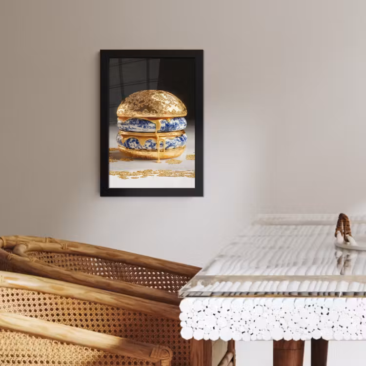 KitchenYeah - Cucina - Cornice per foto - Blu Delft - Oro - Cittadino — 3