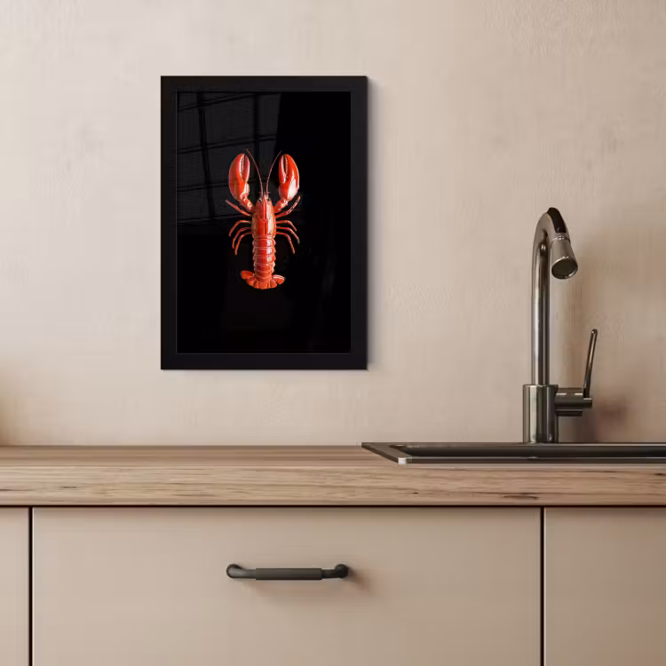KitchenYeah - Cucina - Cornice per foto - Cancro - Glossier Rosso - Nero — 3