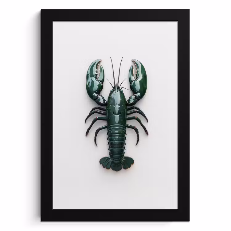 KitchenYeah - Cucina - Cornice per foto - Cancro - Glossier - Verde - Bianco — 1