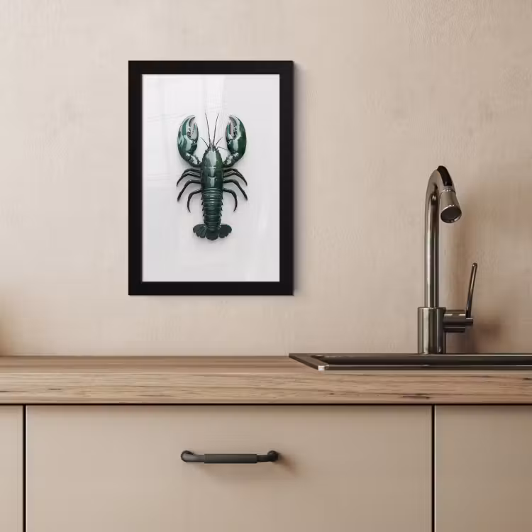 KitchenYeah - Cucina - Cornice per foto - Cancro - Glossier - Verde - Bianco — 2