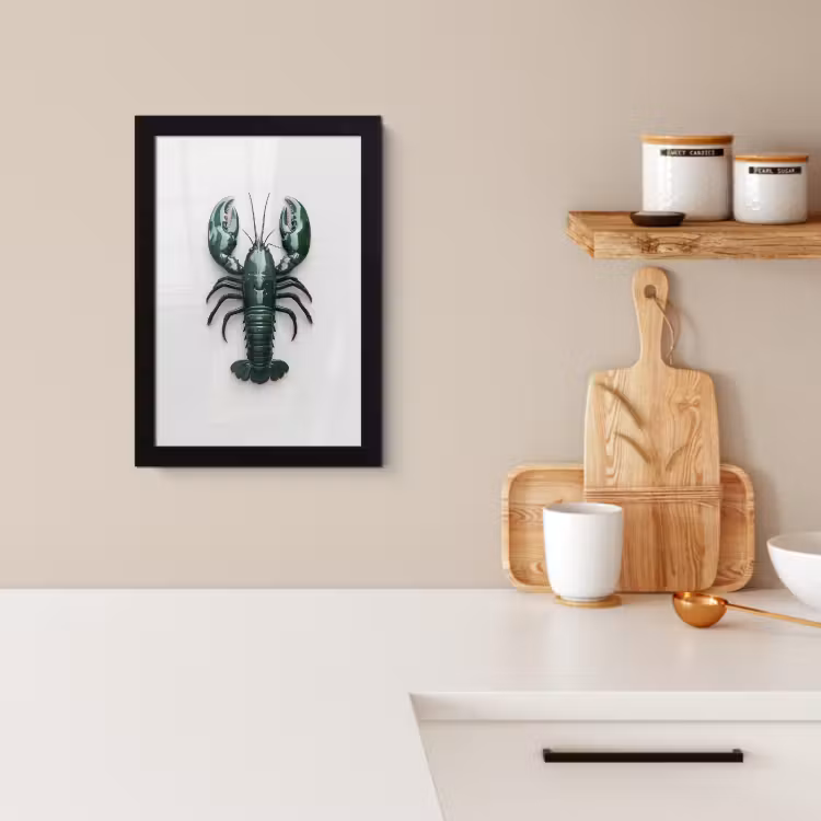 KitchenYeah - Cucina - Cornice per foto - Cancro - Glossier - Verde - Bianco — 4