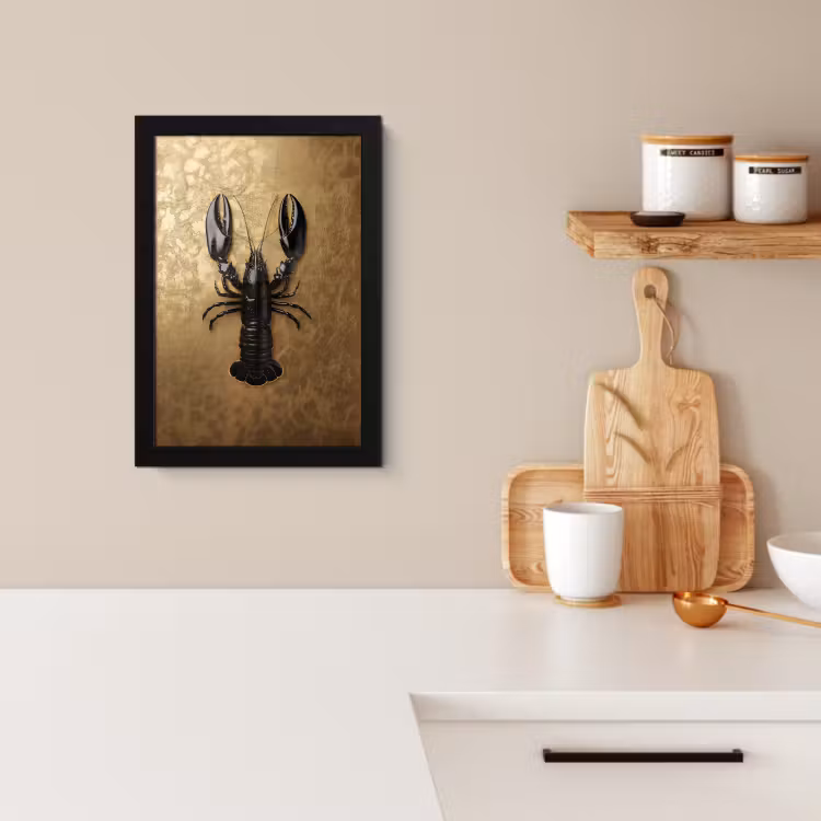 KitchenYeah - Cucina - Cornice per foto - Cancro - Nero - Oro - Lusso — 4