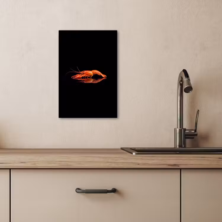 Dipinti su tela - Cancro - Arancione - Nero - Impressionante — 4