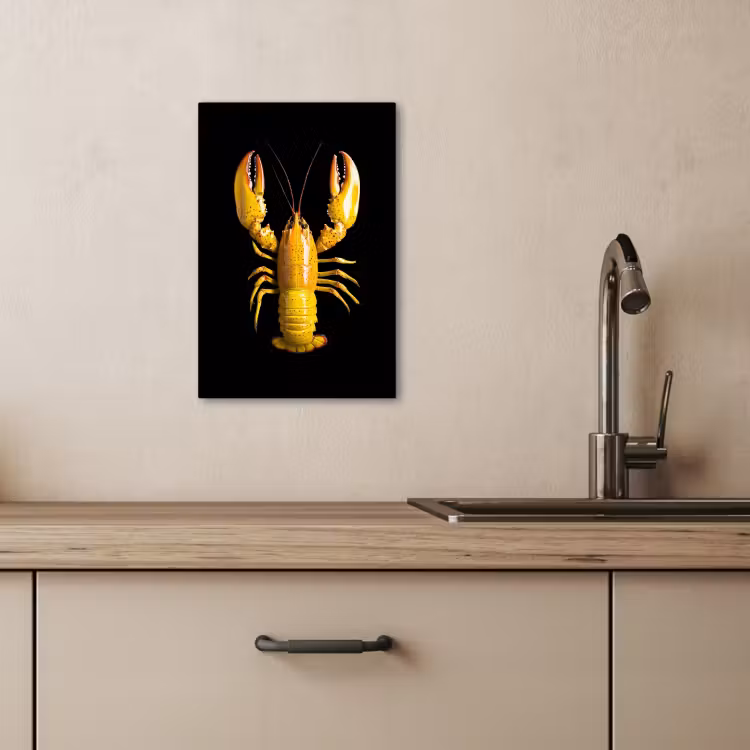 Dipinti su tela - Cancro - Giallo - Puntini - Solido — 2