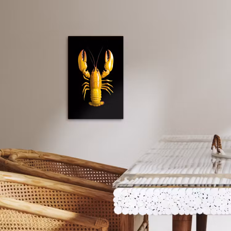 Dipinti su tela - Cancro - Giallo - Puntini - Solido — 4