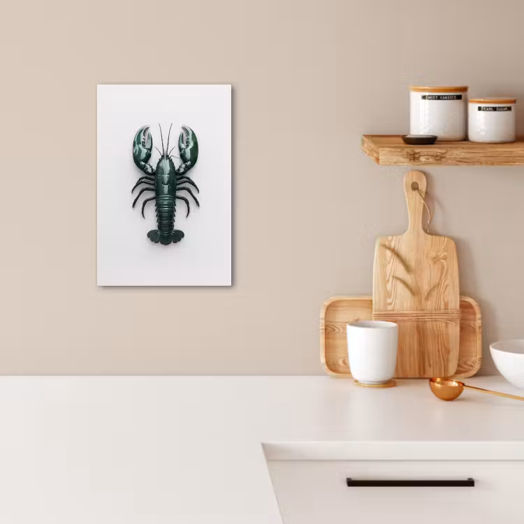 Dipinti su tela - Cancro - Glossier - Verde - Bianco — 3